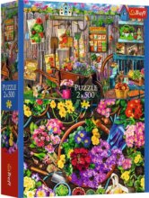 Kerti munka puzzle, 2 x 500 darabos