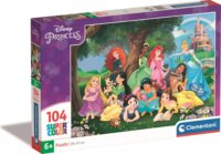 SuperColor Disney Hercegnők puzzle, 104 darabos