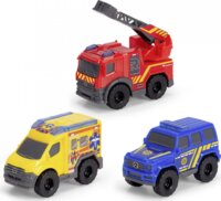 Dickie, Micro Rescue Force, Vészhelyzeti járművek, 1:36, 3 db-os