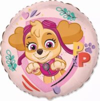 Mancs őrjárat fólia lufi, Skye, 46 cm