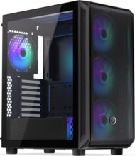 Endorfy Arx 500 ARGB Tempered Glass, fekete