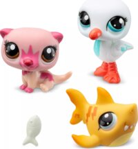 Littlest Pet Shop figura szett, Szigeti kaland, 3 darabos