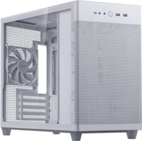 Asus Prime AP201 (táp nélküli) ablakos mATX ház, fehér