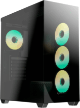 RAIDMAX i800 Chrome (táp nélküli) ablakos ATX ház, fekete