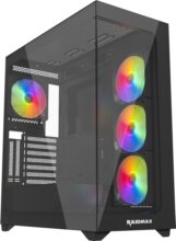 RAIDMAX i800 (táp nélküli) ablakos ATX ház, fekete