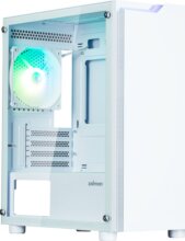 Zalman T4 Plus (táp nélküli) ablakos mATX ház, fehér