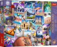 Trefl Premium Plus, European Puzzle Championship Utazás, 500 darabos