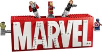 LEGO® Marvel, MARVEL logó és minifigurák