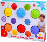 Tapintásfejlesztő szivárvány bébilabdák