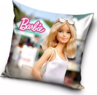 Barbie, Stílusos párnahuzat, poliészter, 40 x 40 cm