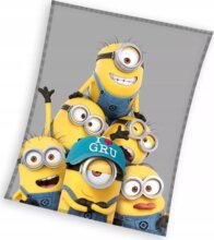 Minyonok, Együtt a csapat takaró, koral, 150 x 200 cm