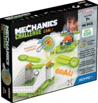 Geomag Mechanics, Challenge Goal! mágneses építőjáték készlet, 96 db-os