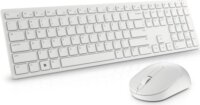 Dell KM5221W Pro billentyűzet + egér szett (magyar, vezeték nélküli, fehér)