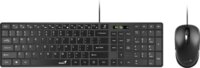Genius SlimStar C126 billentyűzet + egér szett (magyar, vezetékes, fekete)