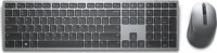Dell KM7321W Premier billentyűzet + egér szett (magyar, vezeték nélküli, multi-device, ezüst)
