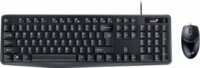 Genius KM-170 billentyűzet + egér szett (magyar, vezetékes, fekete)