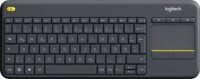 Logitech K400 Plus (német, wireless, Touch, fekete)