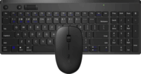 Rapoo 8050T billentyűzet + egér szett (magyar, vezeték nélküli, fekete)