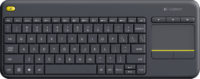 Logitech K400 Plus (amerikai - US, wireless, Touch, fekete)