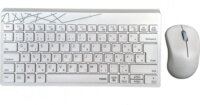 Rapoo 8000M billentyűzet + egér szett (magyar, multi-mode vezeték nélküli, fehér)