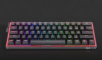 Redragon Fizz Pro (magyar, mechanikus, RGB, red switch, fekete)