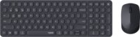 Rapoo 9310M billentyűzet + egér szett (magyar, multi-mode, vezeték nélküli, sötétszürke)