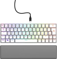 Hama uRage Exodus 760 TKL (magyar, RGB, mechanikus, red switch, gamer, fehér)