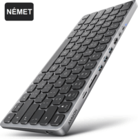 AXAGON HMC-KB (német, hub, fekete)
