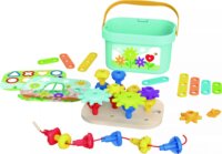 Tooky Toy, Fa építőkészlet vödörben, Kert