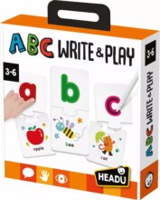 Headu, Betűtanító fejlesztő játék kirakóval, táblafilccel