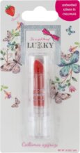 Lukky, Eper ízű, csillámos szájrúzs, piros