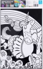 Tookyland, Bársonyos színezőkészlet, Unikornisok, 30 x 25 cm