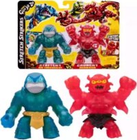 Goo Jit Zu, Harcos lények egymás ellen, Stretchy és Crunchy