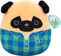 Squishmallows, Prince a banra mopsz kockás ingben, 30 cm