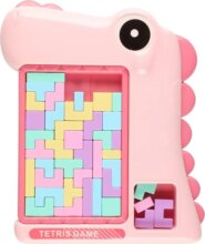 Dinoszaurusz formájú tetrisz játéktábla, Pink