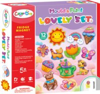 Hűtőmágnes készítő szett, kislányok kedvencei