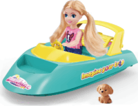 Motorcsónak szett babával, 9 db-os