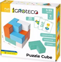 2 az 1-ben egyensúlyozó játék és kocka-kirakó