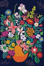 Diamond Dotz, Dotz Box, Vadvirágok, 30 x 20 cm