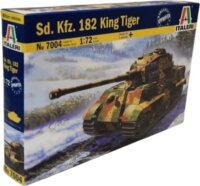 Italeri, Sd. Kfz. 182 Király tigris tank makett, 1:72