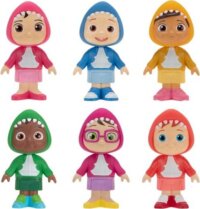 Cocomelon család és barátok cápa jelmezben, 6 db-os készlet