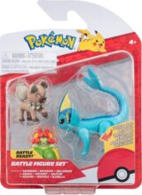 Pokémon 3 db-os figura csomag, Rockruff, Bellossom, Vaporeon