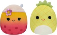Squishmallows, Kifordítható 2 az 1-ben plüss, Bubble tea és Ananász