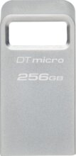 Kingston DataTraveler Micro 256GB (USB3.2, Type-A, ezüst)