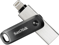 SanDisk iXpand Go 64GB (USB3.0/Lightning, fekete/ezüst)