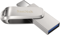 SanDisk Ultra Dual Drive Luxe USB Type-C 1TB (USB 3.2 Gen 1, ezüst)