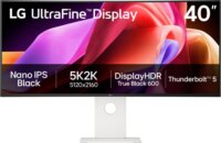 LG UltraFine 40U990A-W 40" 5K2K Nano IPS Black ívelt monitor