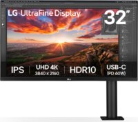 LG UltraFine 32UN880K-B 32" 4K UHD IPS Ergo monitor