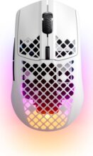 SteelSeries Aerox 3 2022 (vezeték nélküli, gamer, snow)