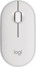 Logitech Pebble Mouse 2 M350s (Bluetooth, optikai, fehér)